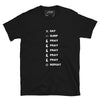 Eat Sleep Pray Repeat T-Shirt in black – Islamic apparel from Muslim Made