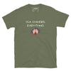 Dua Changes Everything T-Shirt in military green – Islamic apparel from Muslim Made