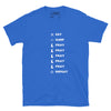 Eat Sleep Pray Repeat T-Shirt in royal – Islamic apparel from Muslim Made